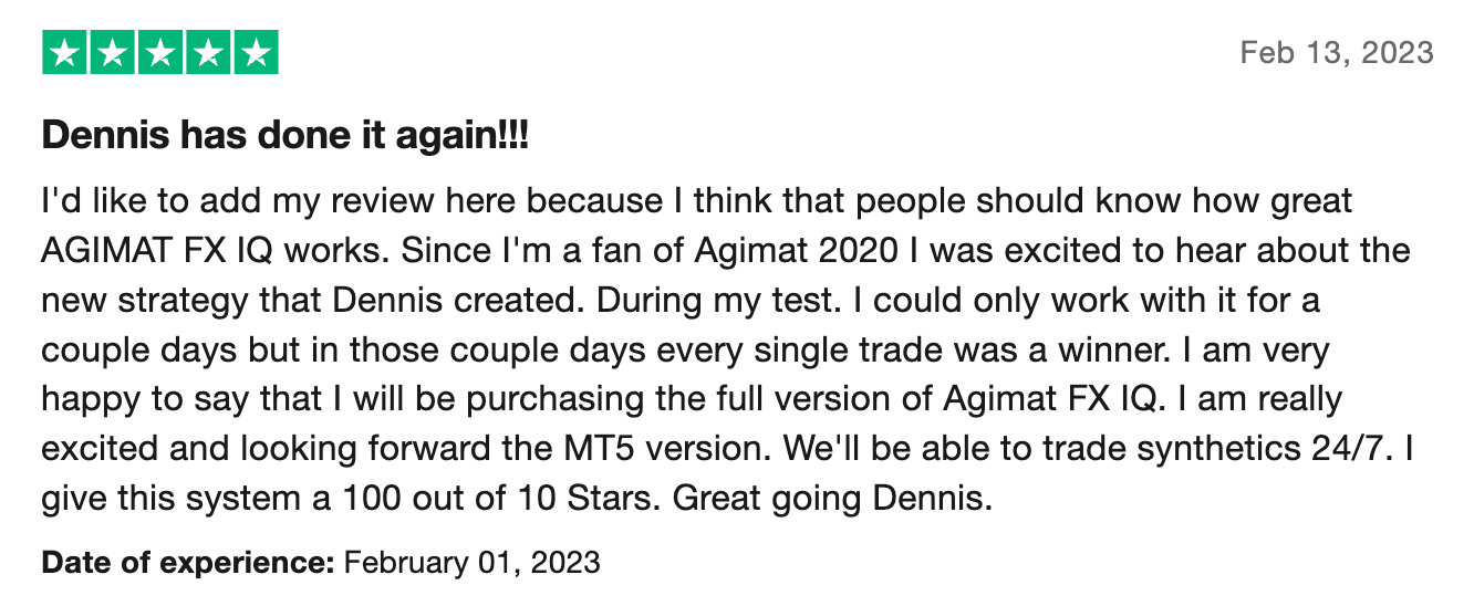 Agimat FX IQ review screenshot
